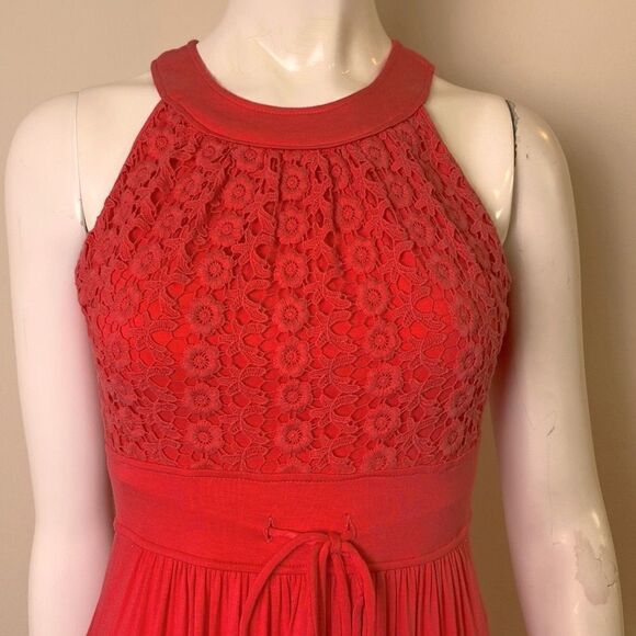 Calvin Klein Dress 2 Bright Coral Sleeveless Dress - Picture 2 of 10